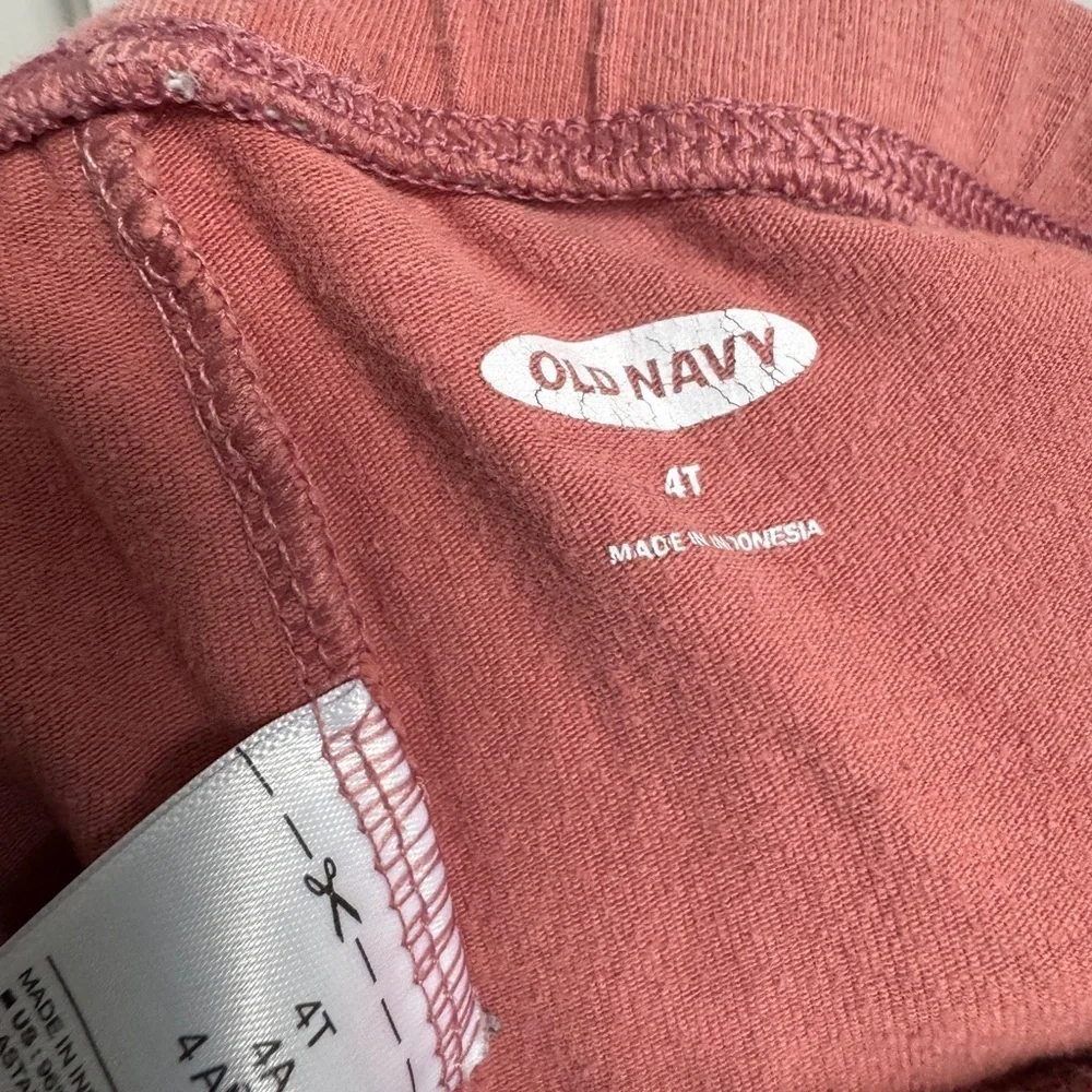 Old Navy 4T Girls Dusty Rose Stretch Comfortable Leggings for Kids